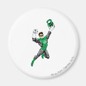 Groene Lantaarn - Volledig geremd, met lantaarn Magneet (Voorkant)