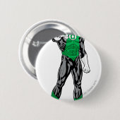 Groene lantaarn - volledig geremd, vast ronde button 5,7 cm (Voorkant /achterkant)