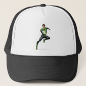 Groene lantaarn - volledig gesmolten, gepompt trucker pet (Voorkant)