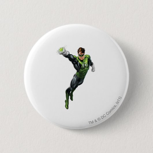 Groene Lantaarn - Volledig vernieuwd, arm uit Ronde Button 5,7 Cm (Voorkant)