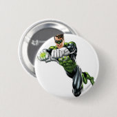 Groene Lantaarn - volledig vernieuwd, beide armen  Ronde Button 5,7 Cm (Voorkant /achterkant)