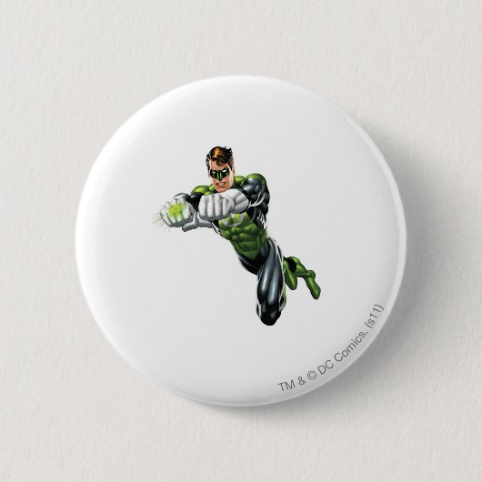 Groene Lantaarn - volledig vernieuwd, beide armen Ronde Button 5,7 Cm (Voorkant)