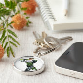 Groene Lantaarn - volledig vernieuwd, beide armen Sleutelhanger (Zijkant)