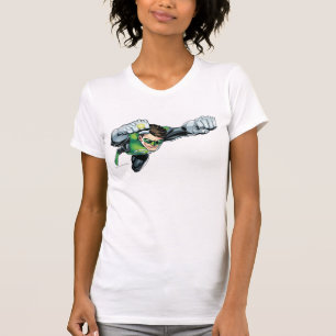 Groene lantaarn - volledig vernieuwd, recht vliege t-shirt