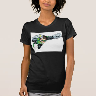 Groene lantaarn - volledig vernieuwd, recht vliege t-shirt