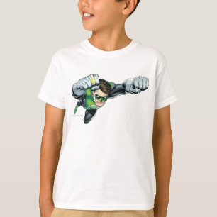 Groene lantaarn - volledig vernieuwd, recht vliege t-shirt