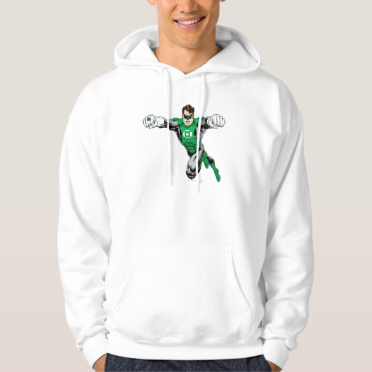 Groene Lantaarn - Vooruitblikkend Hoodie (Voorkant)