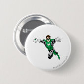 Groene Lantaarn - Vooruitblikkend Ronde Button 5,7 Cm (Voorkant /achterkant)