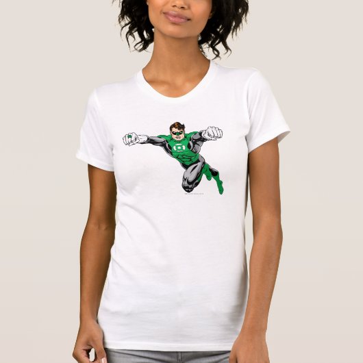 Groene Lantaarn - Vooruitblikkend T-shirt (Voorkant)