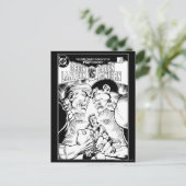 Groene Lantaarn vs Groene Lantaarn, Zwart en Wit Briefkaart (Staand voorkant)