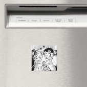 Groene Lantaarn vs Groene Lantaarn, Zwart en Wit Magneet (Insitu (Vaatwasser))