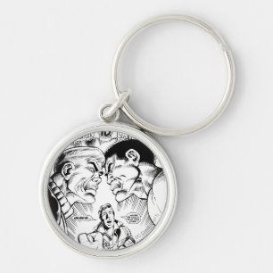 Groene Lantaarn vs Groene Lantaarn, Zwart en Wit Sleutelhanger