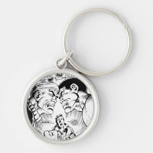 Groene Lantaarn vs Groene Lantaarn, Zwart en Wit Sleutelhanger (Voorkant)