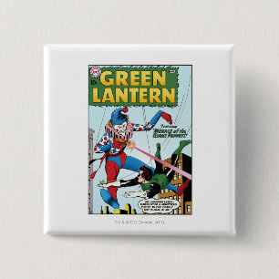 Groene Lantaarn vs. Kast Vierkante Button 5,1 Cm