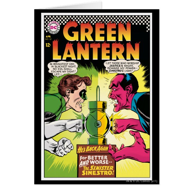 Groene Lantaarn vs. Sinestro (Voorkant)