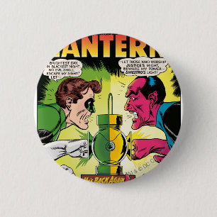Groene Lantaarn vs. Sinestro Ronde Button 5,7 Cm