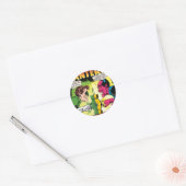 Groene Lantaarn vs. Sinestro Ronde Sticker (Envelop)