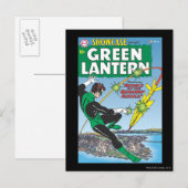 Groene lantaarn - wegwerpraketten briefkaart (Voorkant / Achterkant)