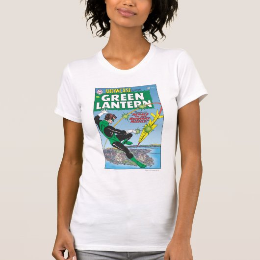 Groene lantaarn - wegwerpraketten t-shirt (Voorkant)