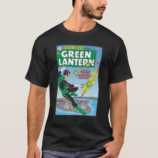 Groene lantaarn - wegwerpraketten t-shirt (Voorkant)