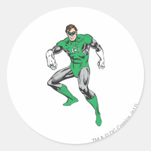 Groene Lantaarnplein Ronde Sticker