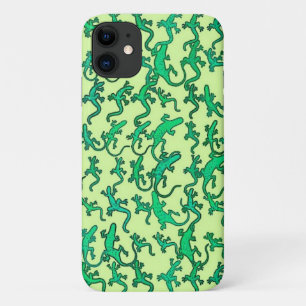 Groene lantaarns op een kalkgroene achtergrond Case-Mate iPhone case