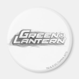 Groene lantaarns tekening magneet