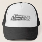 Groene lantaarns tekening trucker pet (Voorkant)