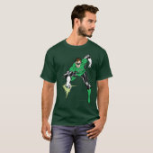 Groene lantaarnvlucht t-shirt (Voorkant volledig)