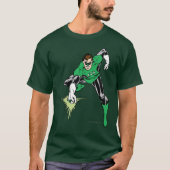 Groene lantaarnvlucht t-shirt (Voorkant)