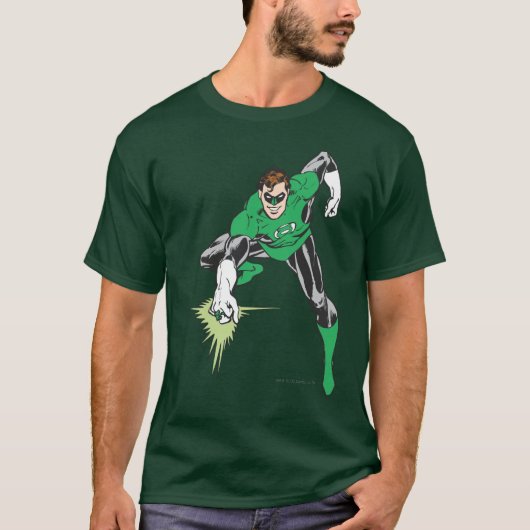 Groene lantaarnvlucht t-shirt (Voorkant)