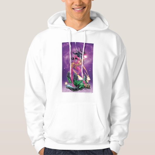 Groene Lantern en Star Sapphire - Color Hoodie (Voorkant)