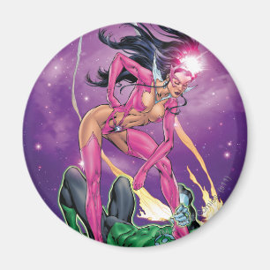 Groene Lantern en Star Sapphire - Color Magneet