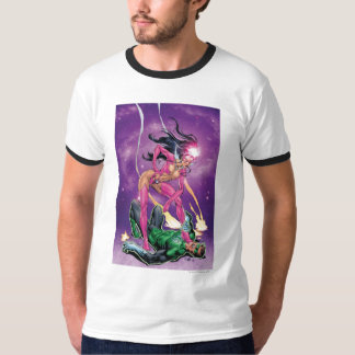 Groene Lantern en Star Sapphire - Color T-shirt