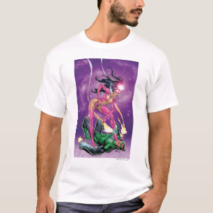 Groene Lantern en Star Sapphire - Color T-shirt