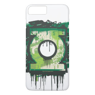 Groene Lantern Graffiti-symbool iPhone 8/7 Plus Hoesje
