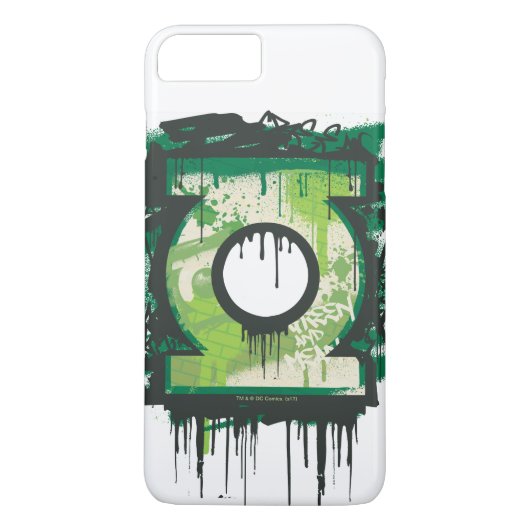 Groene Lantern Graffiti-symbool Case-Mate iPhone Case (Achterkant)