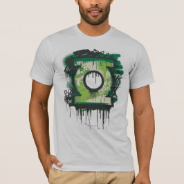 Groene Lantern Graffiti-symbool T-shirt