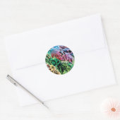 Groene Lantern-groep - Kleur Ronde Sticker (Envelop)