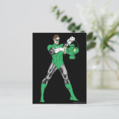 Groene Lantern met Lantern Briefkaart (Staand voorkant)