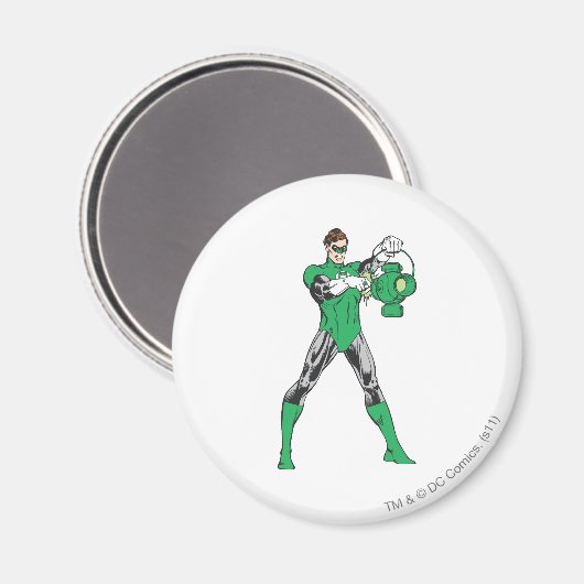 Groene Lantern met Lantern Magneet (Voorkant / Achterkant)