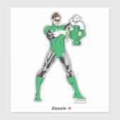 Groene Lantern met Lantern Sticker (Vel)