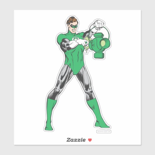Groene Lantern met Lantern Sticker (Vel)