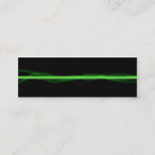 Groene laserstraal mini visitekaartje (Achterkant)