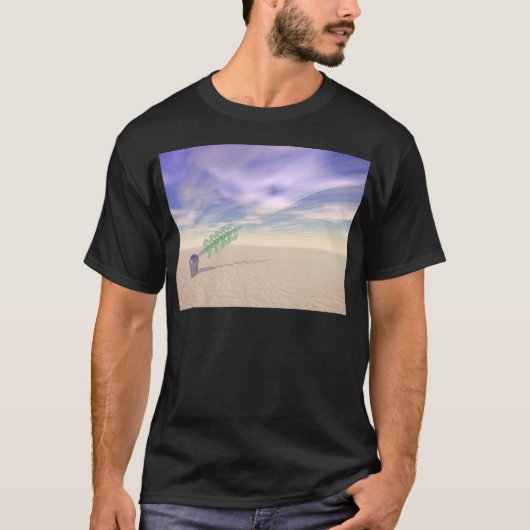 Groene lasertechnologie t-shirt (Voorkant)