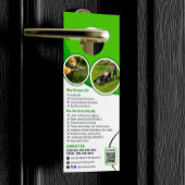 Groene Lawn Care Landscaping Mow Mulching Service Deurhanger