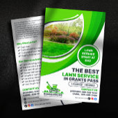 Groene Lawn Care Landscaping Mow Mulching Service Flyer