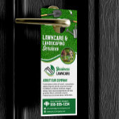 Groene Lawncare Landscaping Tuin Lawn Care Maaien Deurhanger