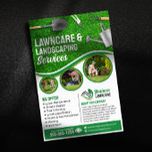 Groene Lawncare Landscaping Tuin Lawn Care Maaien Flyer