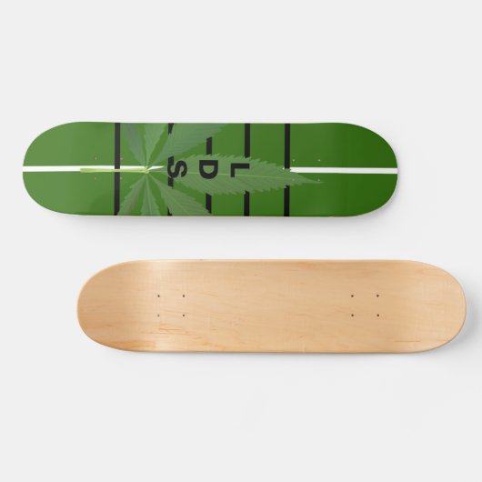 Groene LDS-spread Persoonlijk Skateboard (Horizontaal)